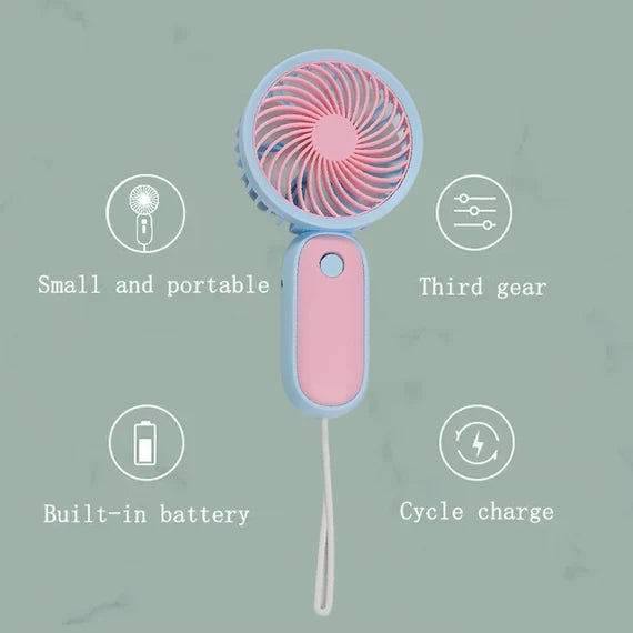 Mini Lanyard Small Fan, Cute Fairy Wind Fan, Desktop Air Cooler Seven Blade Fan, Handheld Pocket Fan, USB Charging Lazy Fan, Portable Student Dormitory Small Fan, Outdoor Travel Mini Fan Mini Lanyard Small Fan, Cute Fairy Wind Fan, Desktop Air Cooler Seven Blade Fan, Handheld Pocket Fan, USB Charging Lazy Fan, Portable Student Dormitory Small Fan, Outdoor Travel Mini Fan